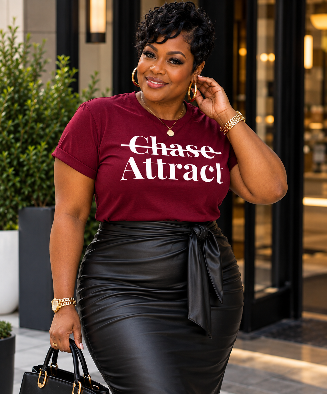 Attract, Not Chase | Unisex Statement Tee