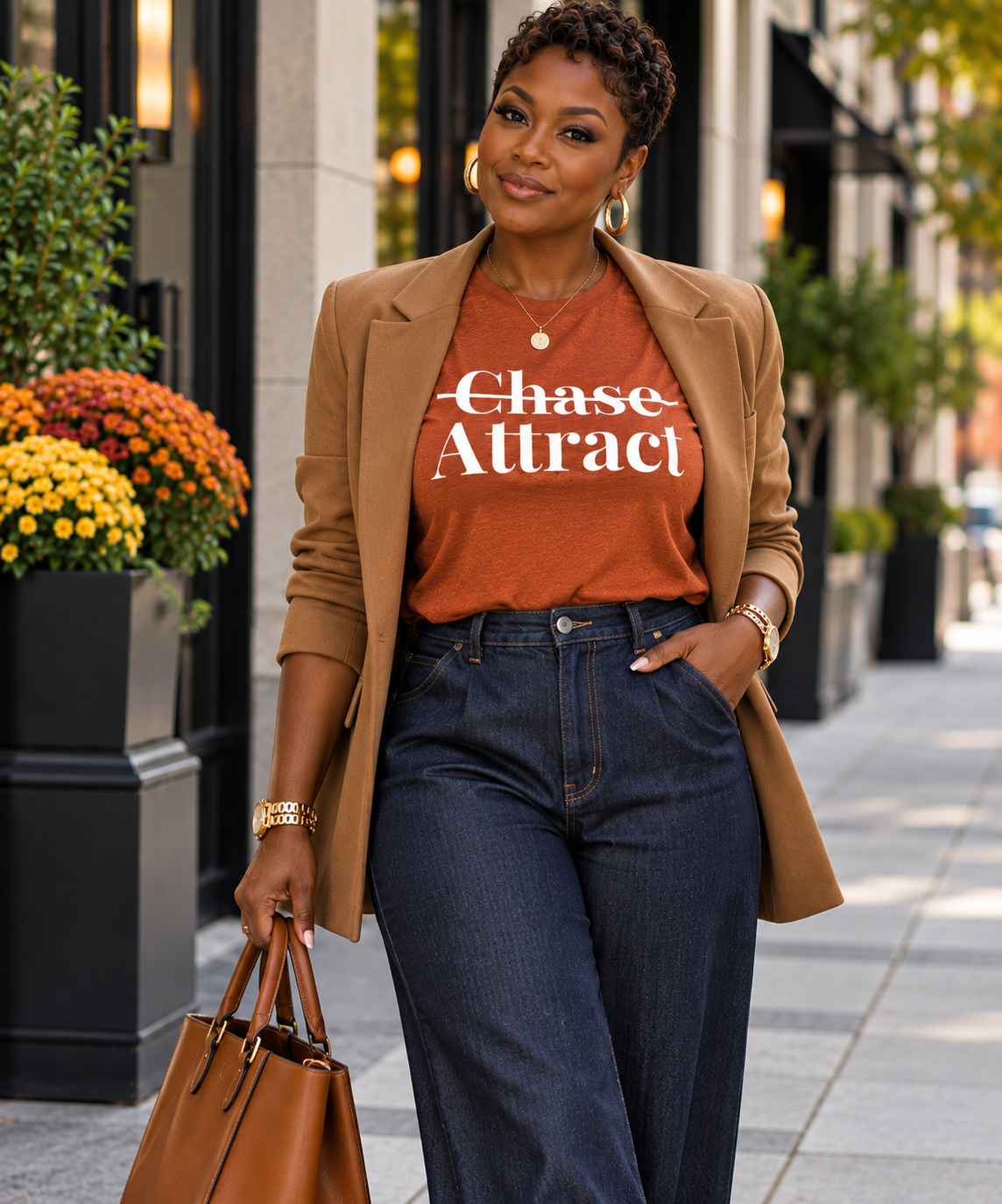 Attract, Not Chase | Unisex Statement Tee