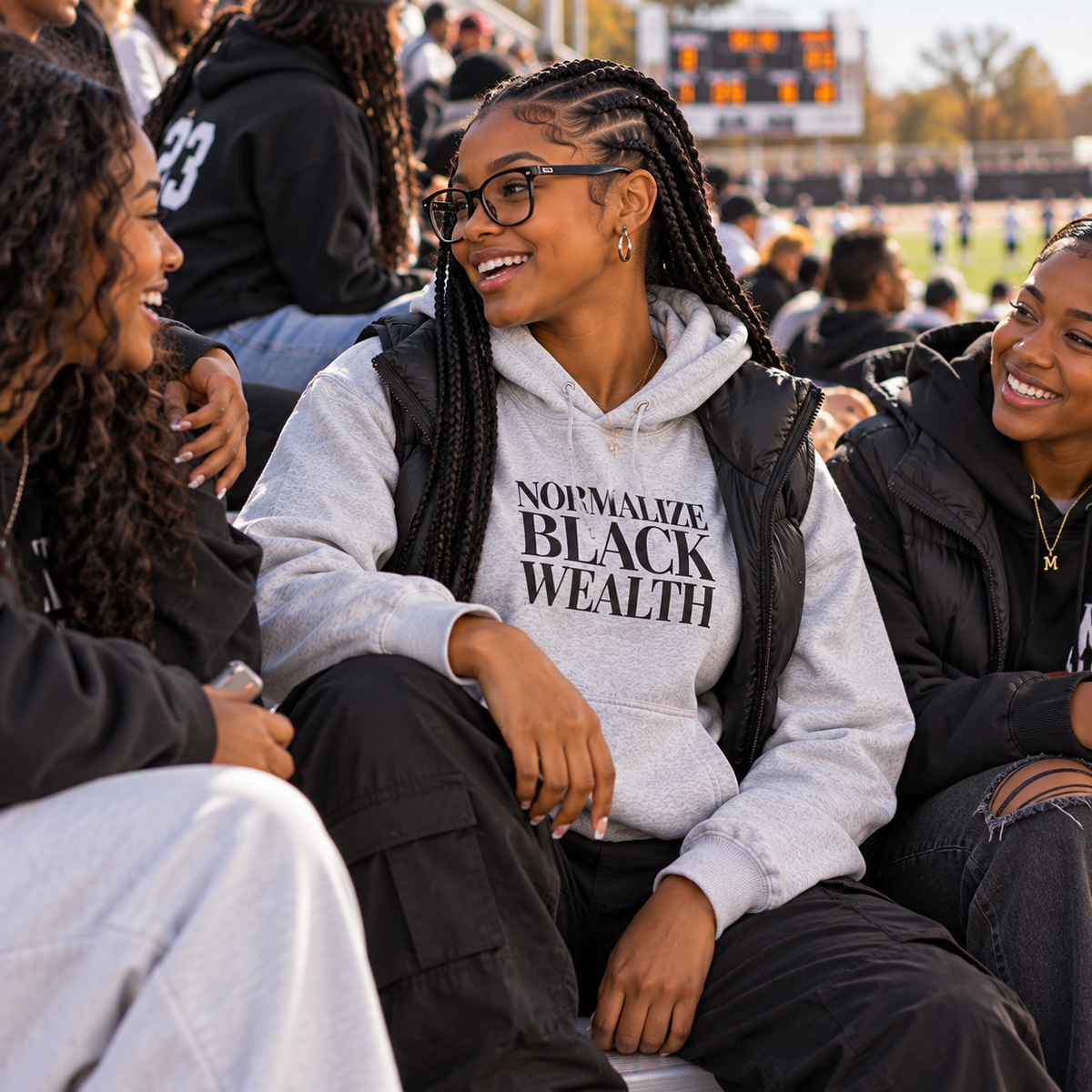 Normalize Black Wealth | Unisex Hoodie